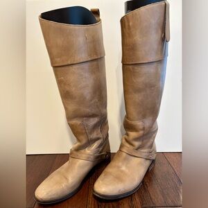 Golden Goose Italian Leather Knee-High Boots Size EU 38 US 7/7.5